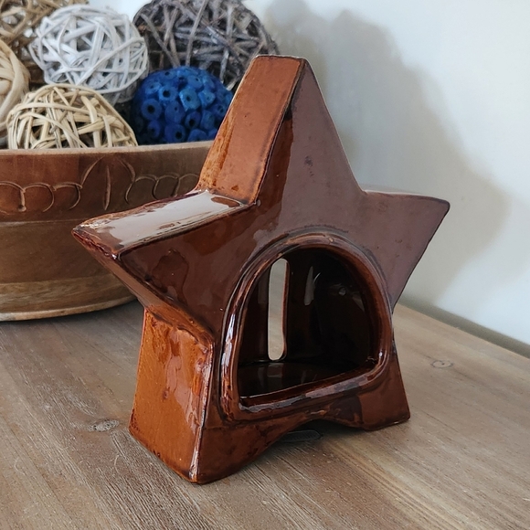 ⭐ Empire Candle Co. Patriotic Star Tealight Holder – American Flag Ceramic 6” - Picture 7 of 16